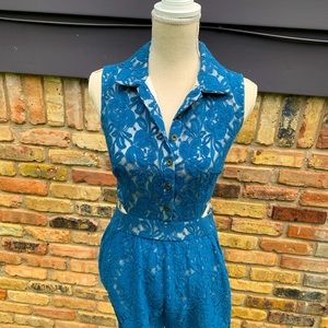 Lush Blue Dress Size M